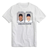 Giancarlo Stanton Then & Now MLBPA Tee